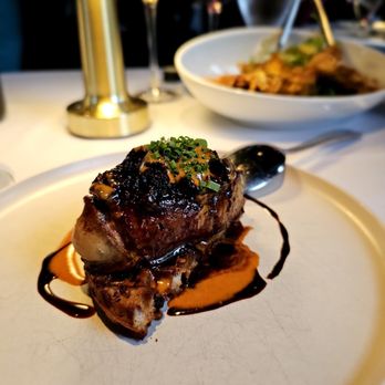 Saddle River Inn signature dishes Prime Filet Mignon
Tuna Carpaccio
Foie Gras